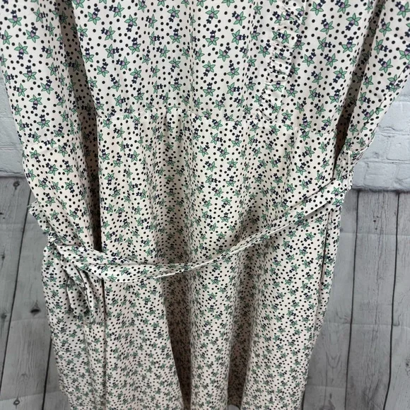 Eloquii Floral Print Ruffle Sleeve Dress Soze 26 - Picture 5 of 8